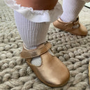 Skeanie | T-Bar Pre-Walker Rose Gold Shoes