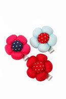 Emotion & Kids |  Puffy Flower Hair Clip - Assorted