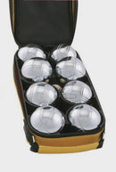 BOULES IN YOUR COURT IN YELLOW CANVAS BAG (DROP SHIP ONLY)