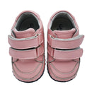 Little Chic | Pink Velcro Strap Shoes