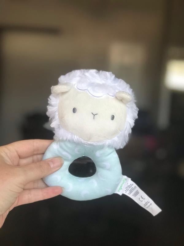 Ingenuity Plush Ring Rattle Sheep - Sheppy