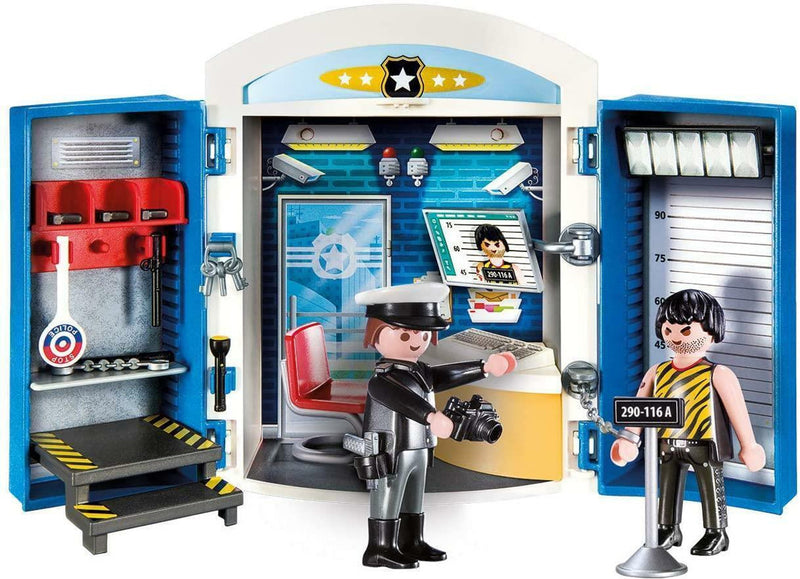 Playmobil  | 70306 Playset - Police Station Play Box