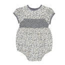 Arthur Ave | Neutral Love Floral Smock Playsuit