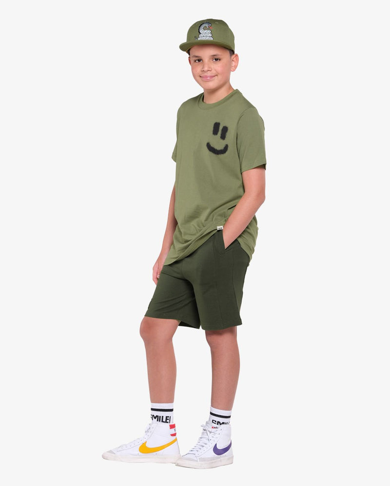 Band of Boys | Army Green Cord Shorts
