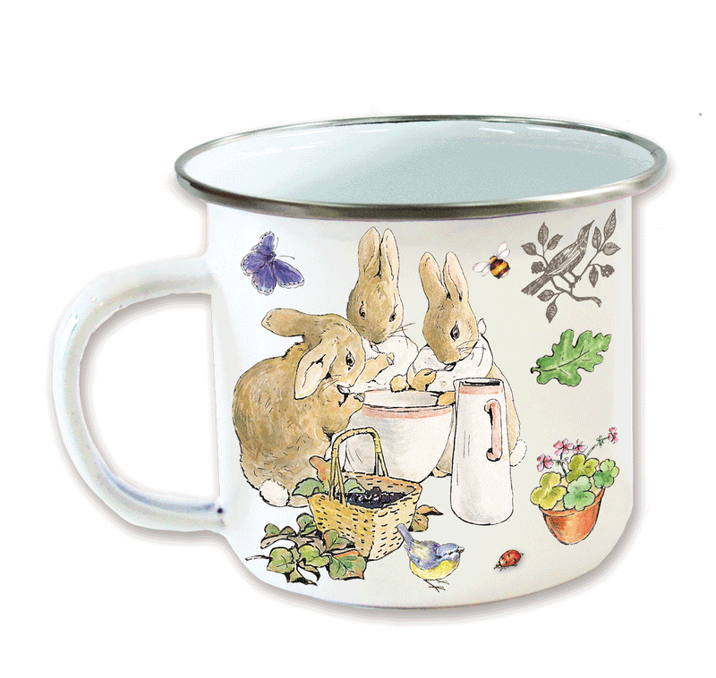 Flopsy Bunnies Enamel Mug