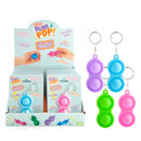 Push & Pop Double-Pop Keychain