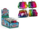 Clip Top Purse - Assorted Rainbow Designs