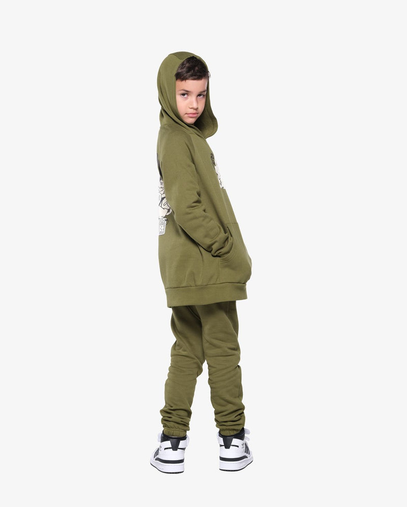 BOB | Khaki Green Fleece Joggers