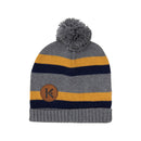 Korango | Stripe Knit Beanie-Mustard