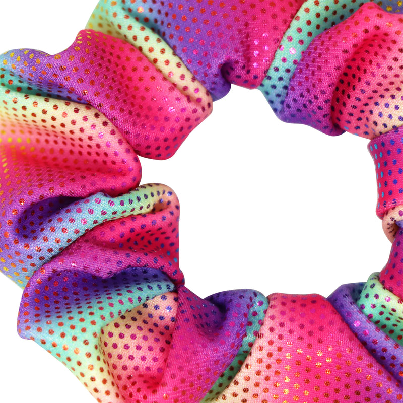 Pink Poppy Rainbow Butterfly Hair Scrunchie