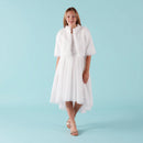 Designer Kidz | Elise Faux Fur Jacket -Ivory