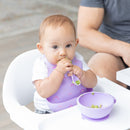 Bumkins | Silicone Bib: Rainbows