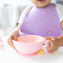 Bumkins | Silicone Bib: Rainbows