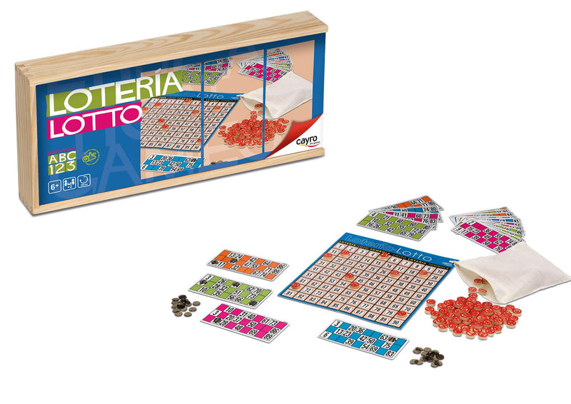 Lotto Set - Wooden Box