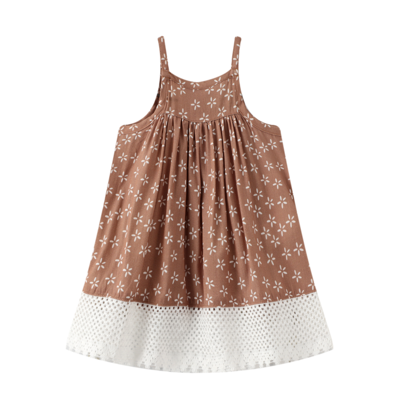 Cracked Soda | Coco Summer Dress Cinnamon 3-8yrs