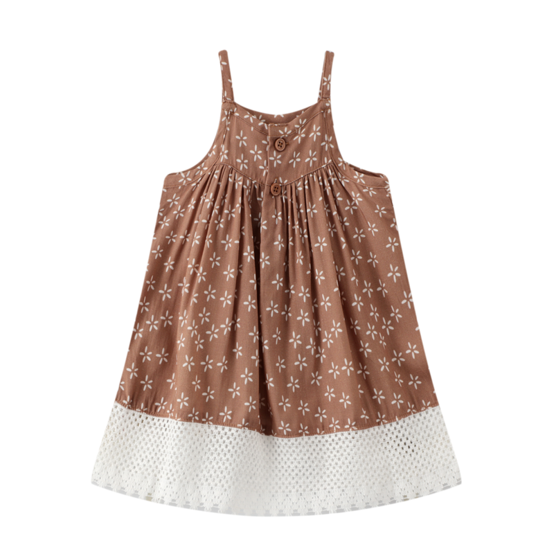 Cracked Soda | Coco Summer Dress Cinnamon 3-8yrs