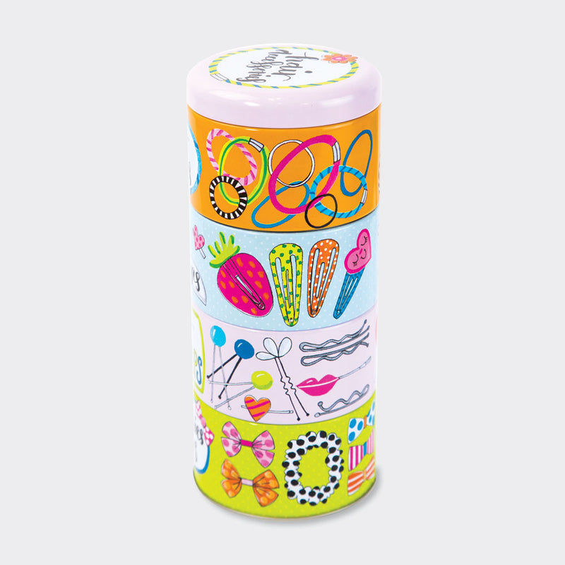 Rachel Ellen Hair Accessories  Stacking Tin