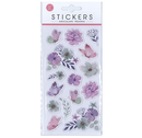 STICKER FOIL & GLITTER - FLOWERS & BUTTERFLIES