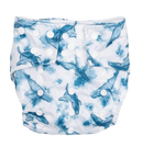 Sassy Pants Snap Nappy - 2 Inners included Whales