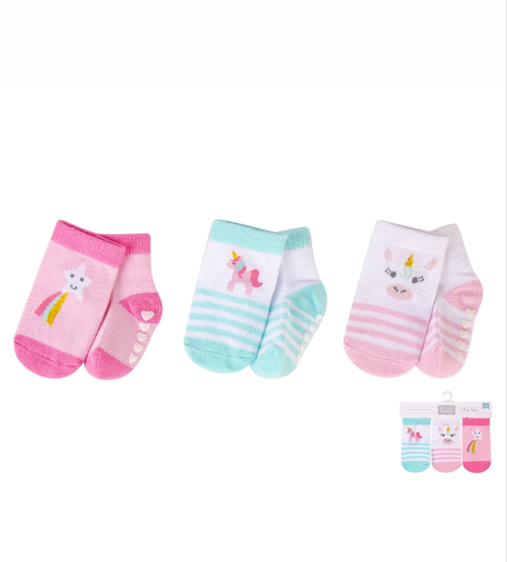 Hudson Baby | Unicorn & Star print Baby Socks - Asst