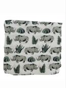 Muslin Wrap  -Grey Hippo