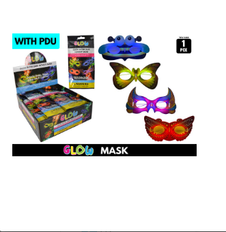 Children's Glow-in-the-Dark Masquerade Masks