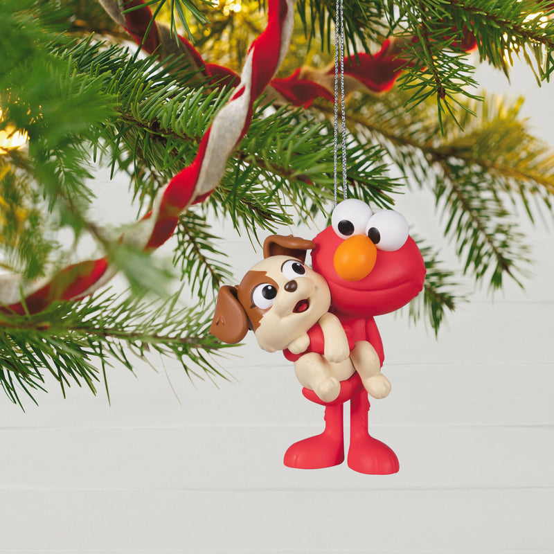 Hallmark Keepsake | Sesame Street® Elmo and His Puppy, Tango Ornament