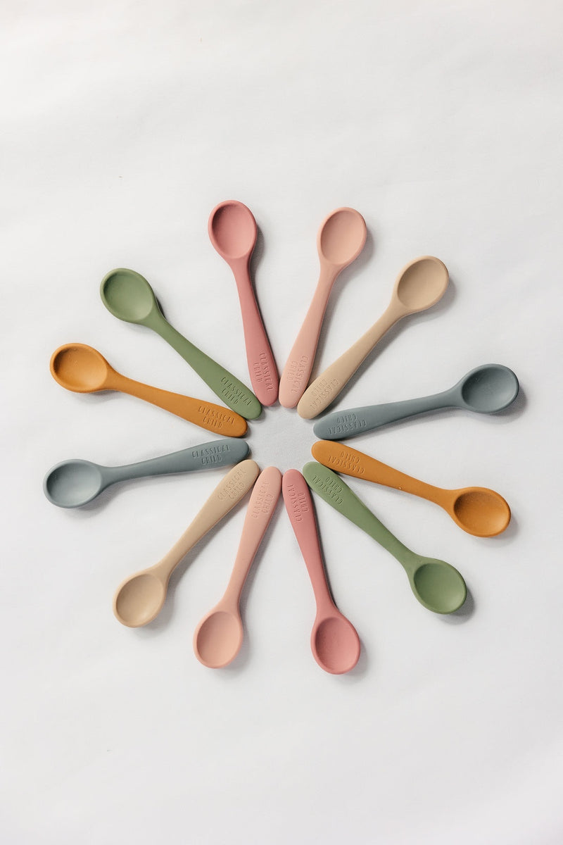 Classical Child | Silicone Spoon 2pk - Assorted