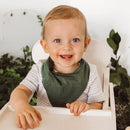 Snuggle Hunny | Dribble Bib-Olive