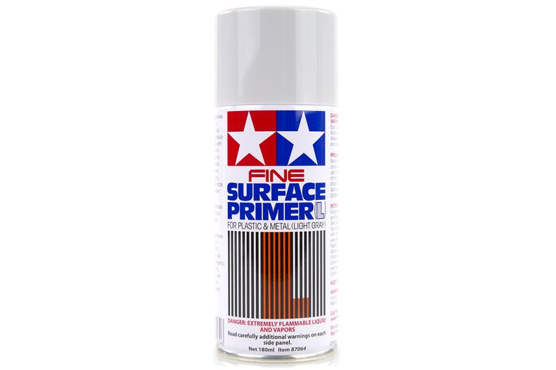 Tamiya Surface Primer Large  180ml- Light Grey