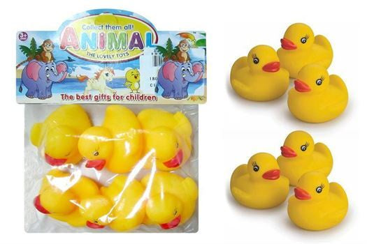 6pce small bath ducks