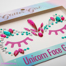 Glitter Girl Unicorn Face Gems - Asstd