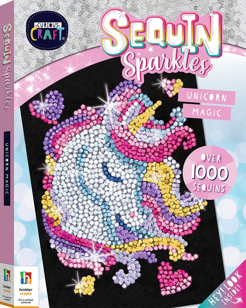 Hinkler | Curious Craft Sequin Sparkles: Unicorn Magic