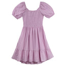 Designer Kidz | Natalie Shirred Dress-Lavender  RRP $86.99