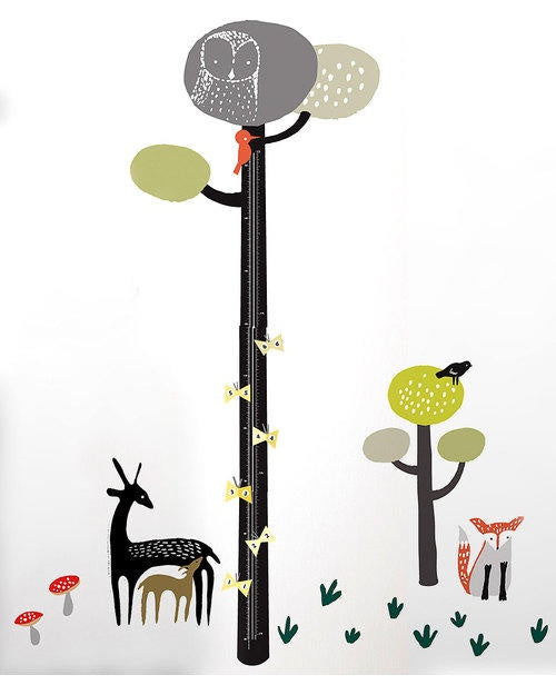 Wee Gallery Quiet Forest Growth Chart (metric)