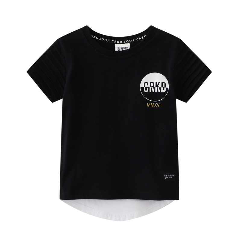 Cracked Soda | Platinum Tee-Black