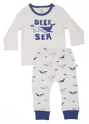 Imababy | Top & Harem Pant Set-Deep Blue Sea