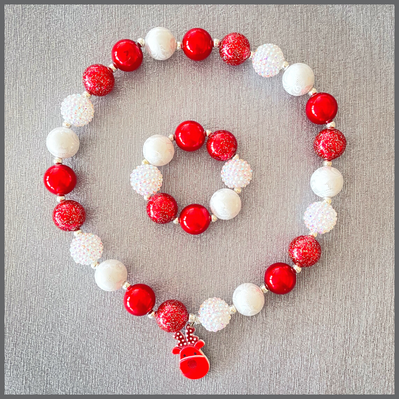 Christmas 2025 bubblegum necklace