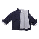 Korango | Little Boys Sherpa Lined Twill Jacket - Navy
