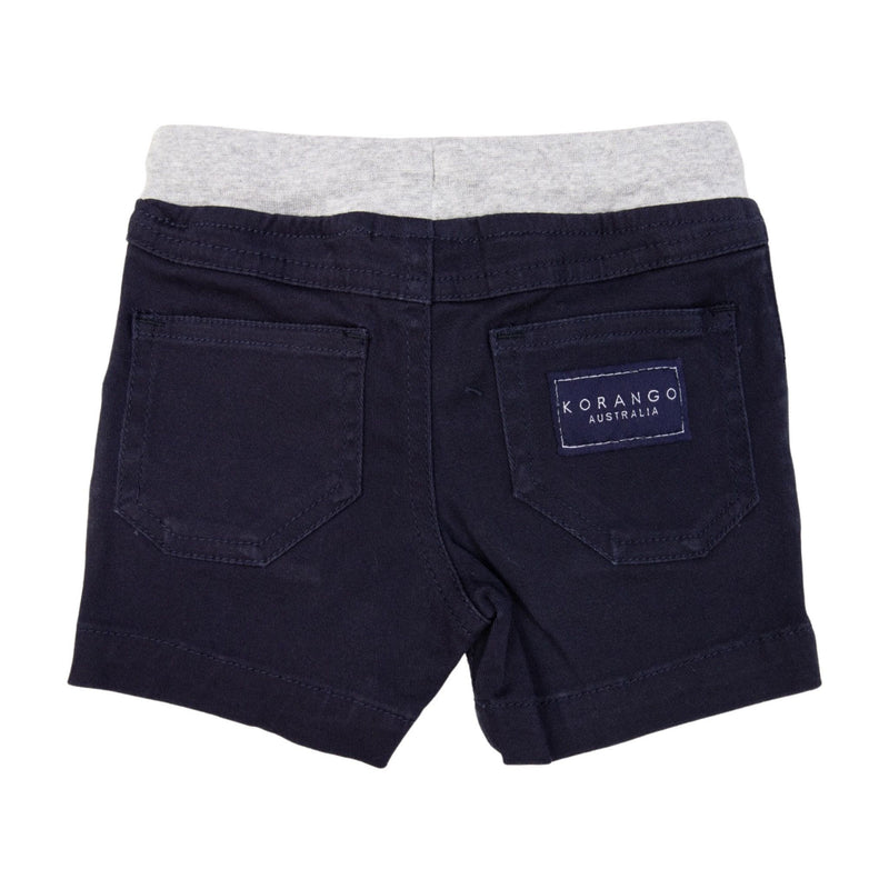 Korango | Baby Boys Twill Shorts - Navy