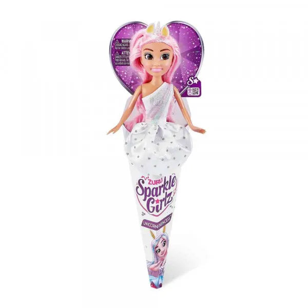 Zuru Sparkle Girlz Unicorn Princess Dolls - Asst