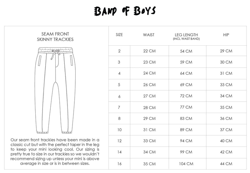 BOB | Navy Seam Front Fleece Joggers RRP $79.99