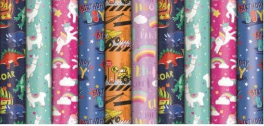 Childrens Roll Wrap - assorted