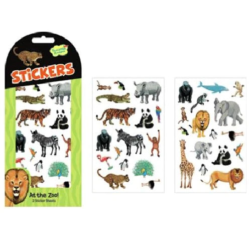 Peaceable Kingdom | Zoo Animal Stickers