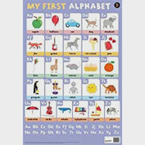 MY FIRST ALPHABET WALLCHART