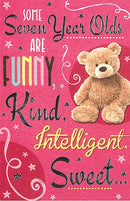 ELEGANCE 7 GIRL BIRTHDAY CARD