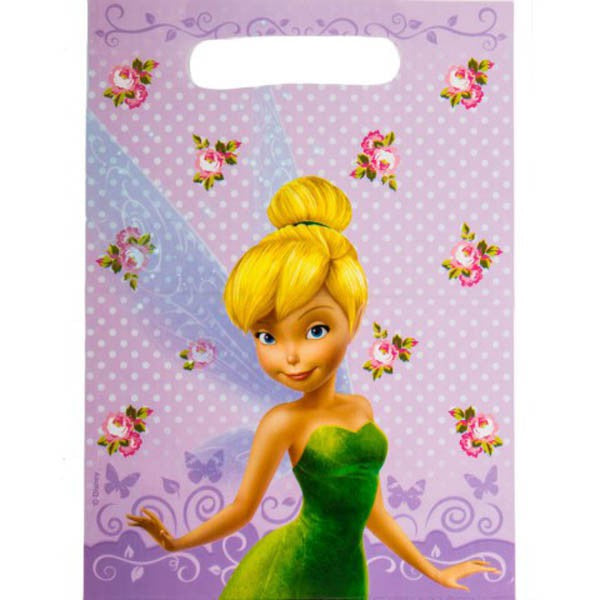 Tinker bell loot bags for party