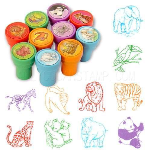 2D Sticker Self Inking Stamps