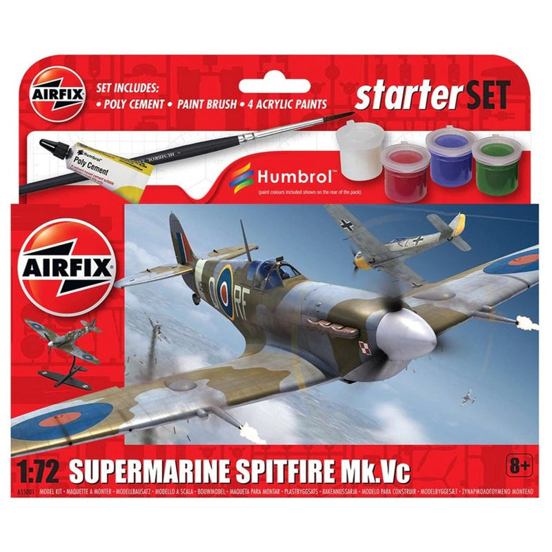 Airfix  | 1:72 Supermarine Spitfire Mk.Vc Starter Set