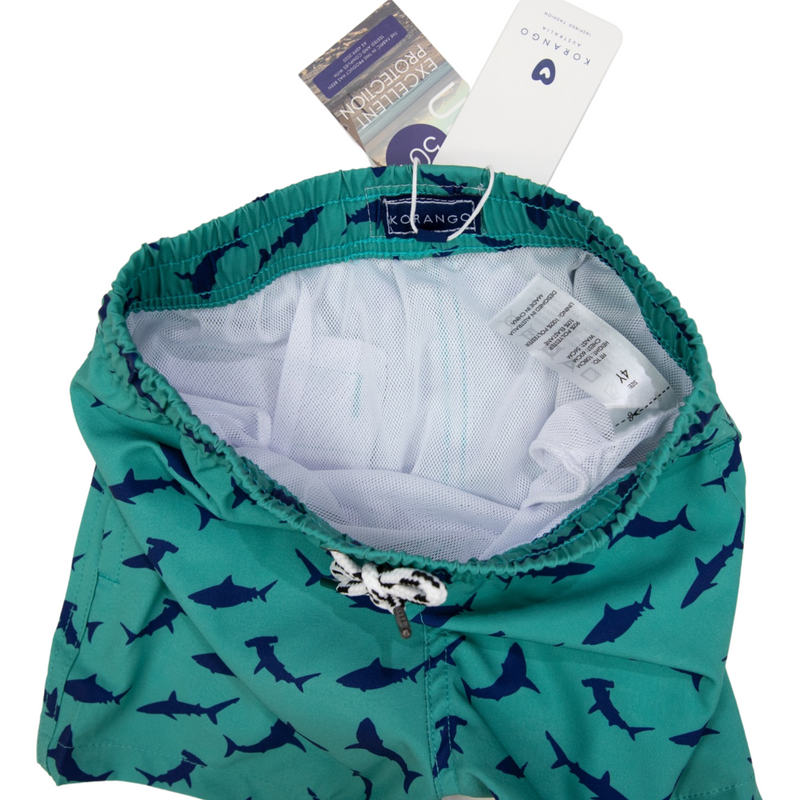 Korango | Shark Print Quick Dry Boardies